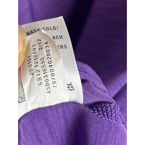 Under Armour Women's Size XL Basic Semi-fitted Heatgear Purple Solid - Picture 7 of 9